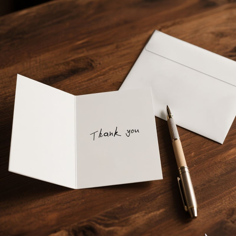 60pcs White Blank Greeting Cards with Envelopes 4x6 Folding Note Card Set - Image 5