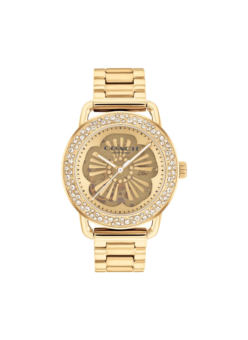 COACH COACH WATCHES ROUND ANALOG WOMEN'S GOLD CASE WATCH - 14504368  - Image 2