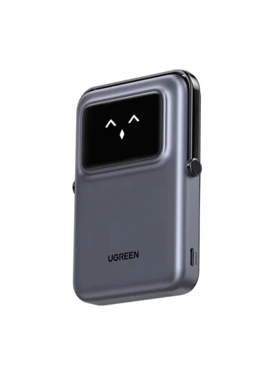 صفقة يو جرين باور بانك Ugreen The UNO PB764 بسعة 10000 مللي أمبير مع شحن لاسلكي Mag Qi2 بقدرة 15 واط وشحن سريع USB-C بقدرة 20 واط على Noon EG
