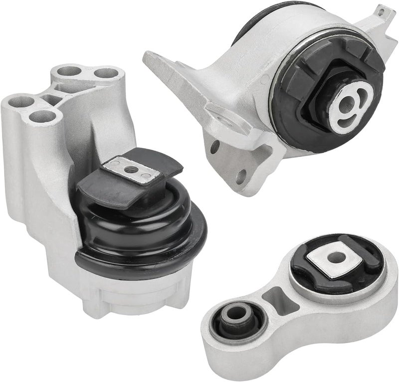 JDMON 3PCS Engine Motor Transmission Mount Replacement for Ford Fusion and Lincoln MKZ - Image 1