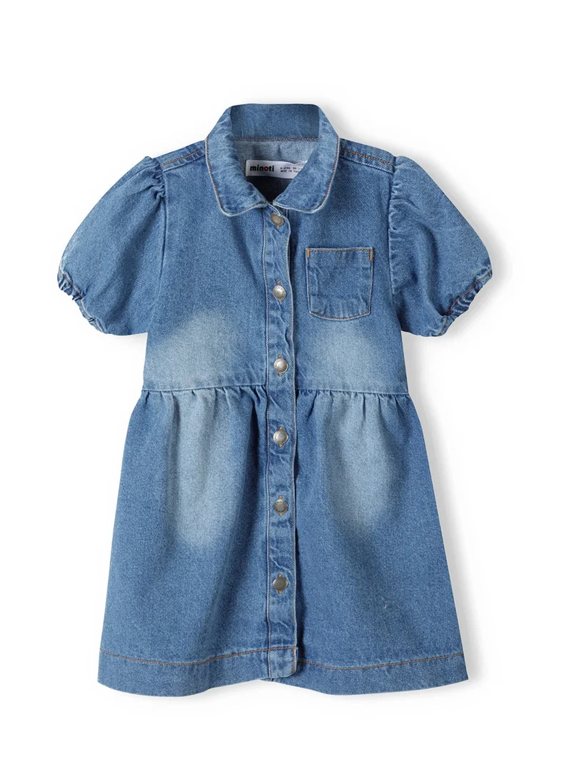 مينوتي Kids Girls Denim Dress