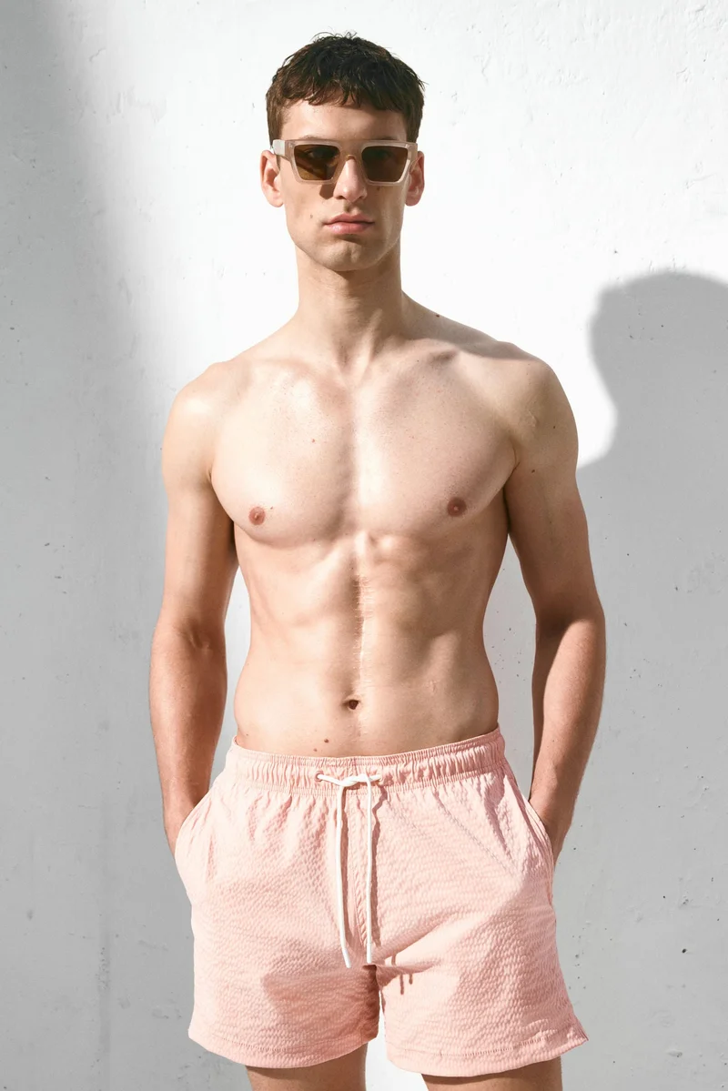 H&M Seersucker swim shorts