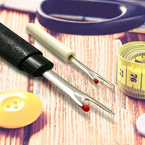 Aipker 2PCS Seam Rippers, Sharp Sewing Seam Thread Remover Stitch Unpicker with Ergonomic Handles for Needle Work Patterns and Sewing Clothes - Image 2