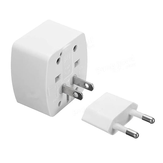 CARE CASE JTP Universal Adapter International All in 1 Worldwide Travel Adapter and Wall Charger 150 Countries with Multi Type Power Outlet Electrical Plug Compatible with MobileLaptopCamera White - Image 3