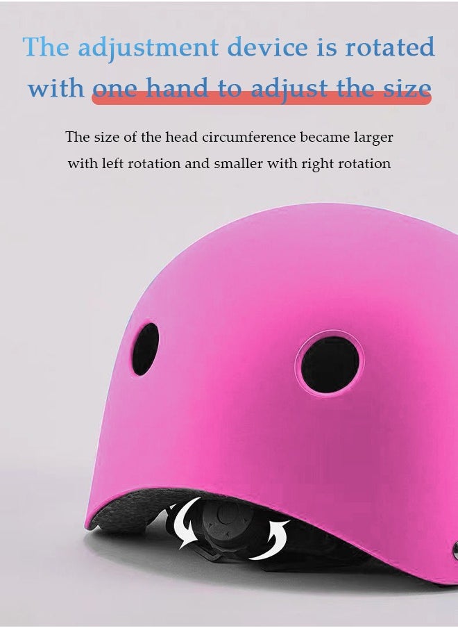 DUNISO 7 Pcs Kids Protective Gear Set, Kids Knee And Elbow Pads Set，With Safety Helmet,Knee Pads, Elbow Pads，Shock Absorbing And Drop Resistant, Suitable For Roller Skating, Skateboarding  - Image 4