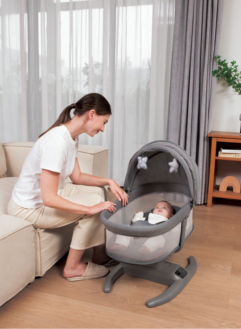 Electric vibrating bed with 7 different modes, multi-functional, connected to the mobile phone via the application to control the bed