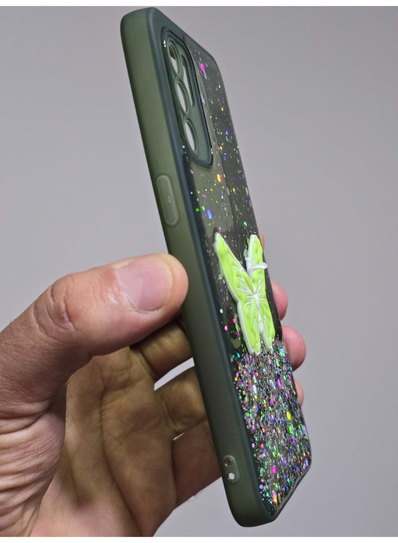 غطاء خلفي عليه فراشة متوافق مع هاتف اوبو رينو 6 4G - Image 2