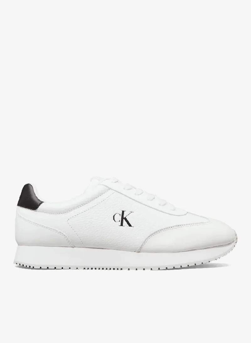 كالفن كلاين جينز حذاء رياضي من الجلد