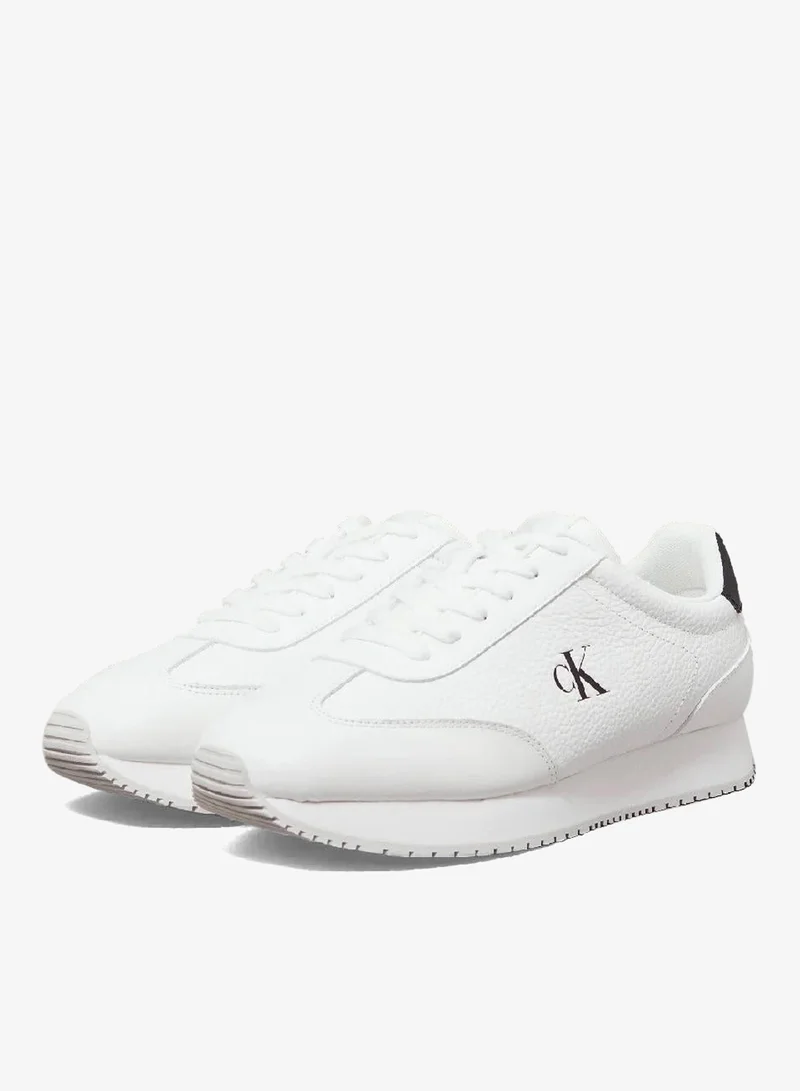 كالفن كلاين جينز حذاء رياضي من الجلد