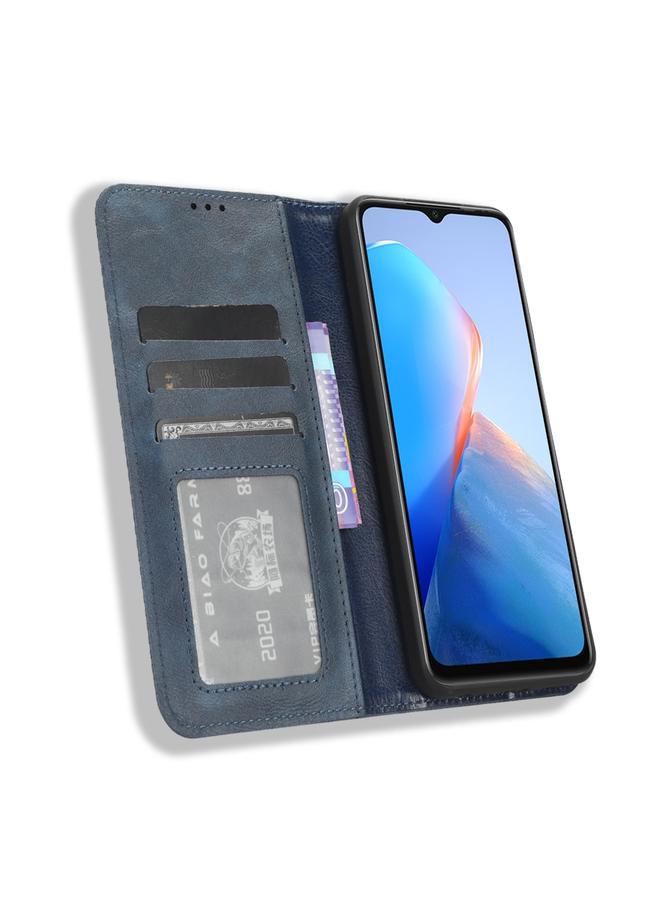 اس-توب جراب لهاتف Infinix Smart 7 HD X6516 مصنوع من الجلد بمشبك مغناطيسي بتصميم كلاسيكي - Image 4