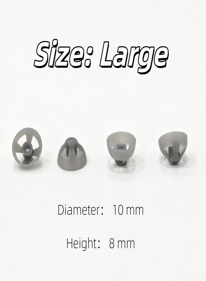 AroneMom Hearing Aid Domes Large 10mm 20 Pcs fit Resound & Jabra Hearing Aids Tips Comfort Hearing aid Accessories - Image 4