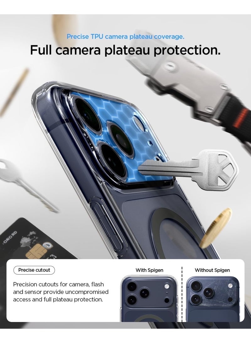 Spigen Ultra Hybrid MagFit iPhone 17 Pro Max Case Cover with MagSafe (2025) - Clear Graphite - Image 5