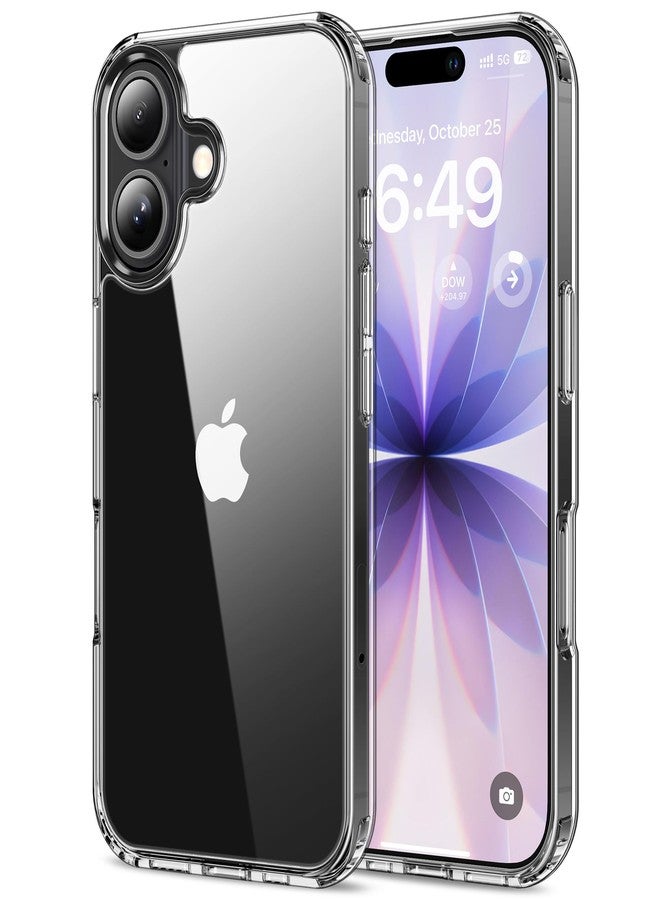هوميل جراب HOOMIL لهاتف iPhone 17، جراب شفاف مقاوم للاصفرار، غطاء واقٍ مقاوم للصدمات - شفاف تمامًا - Image 1