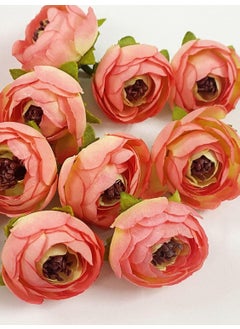 CAKE DECOR CAKE DECOR Medium Peony Artificial Flower for Cake Decoration Pink 10 pc Pack 