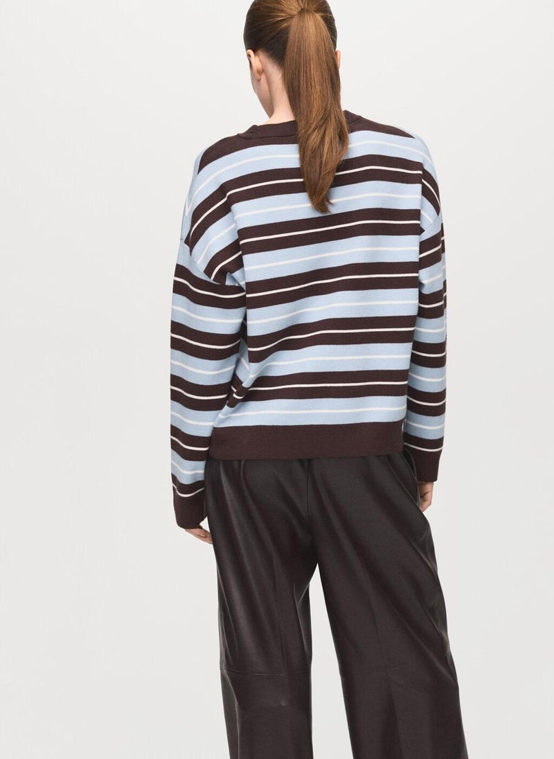 MANGO Oversized striped sweater - Image 2