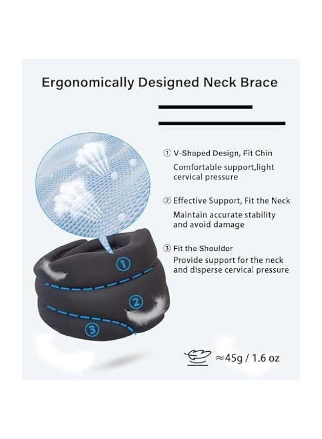 TRASSLE Neck Brace, Cervicorrect Neck Brace by Healthy Lab Co, 2024 Upgraded, Neck Brace for Sleeping, Neck Brace for Snoring, Neck Support Brace for Neck Pain and Support - Image 2
