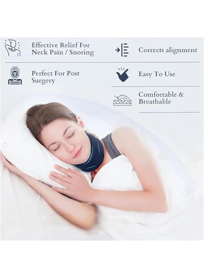 TRASSLE Neck Brace, Cervicorrect Neck Brace by Healthy Lab Co, 2024 Upgraded, Neck Brace for Sleeping, Neck Brace for Snoring, Neck Support Brace for Neck Pain and Support - Image 5