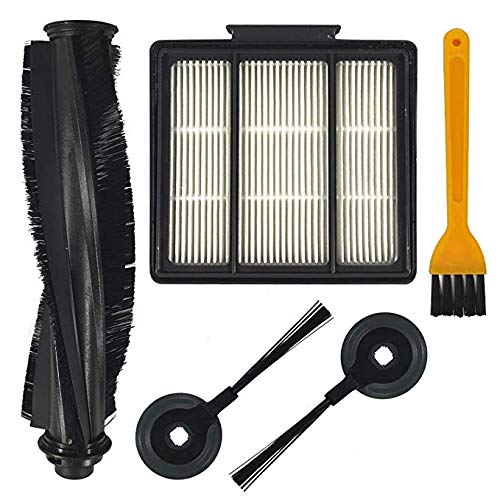 DLD Replacement Main Brush Roller & Hepa Filter & Side Brushes Accessories Parts for ION Robot S87 R85 RV850 RV850BRN, RV850WV, RV851WV, RV700_N, RV720_N, RV750_N Vacuum Cleaner - Image 1