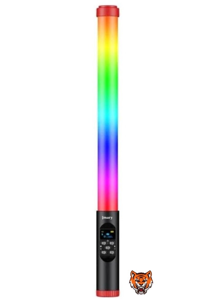 TIGER Portable Waterproof RGB LED Light Bar with LED Display – Ideal for Filmmakers and Photographers - Image 1