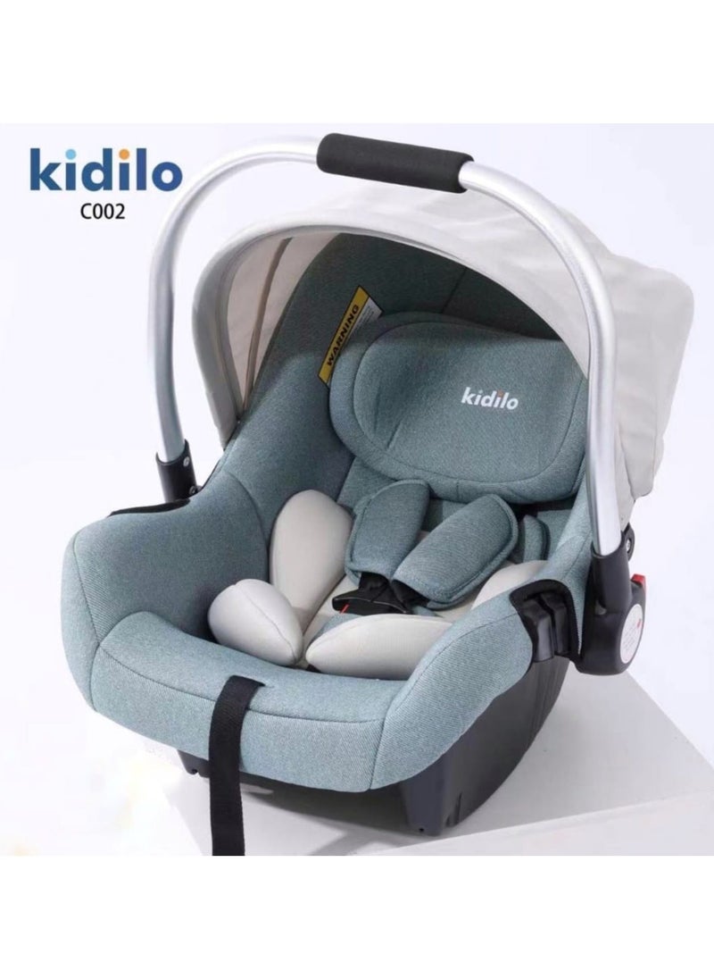 Kidilo Car seat for children with forward and rear facing positions and safety belt, the seat is easy to remove and install, padded, soft and comfortable for the child to sit on  - Image 1