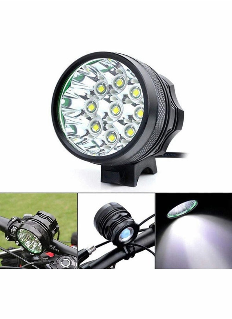 SYOSI - 10000LM 7x Cree XML T6 LED MTB Mountain Bike Bicycle Light Headlight Headlamp Torch USB Rechargeable 18650 Battery 8.4V 8000mAh - Image 1