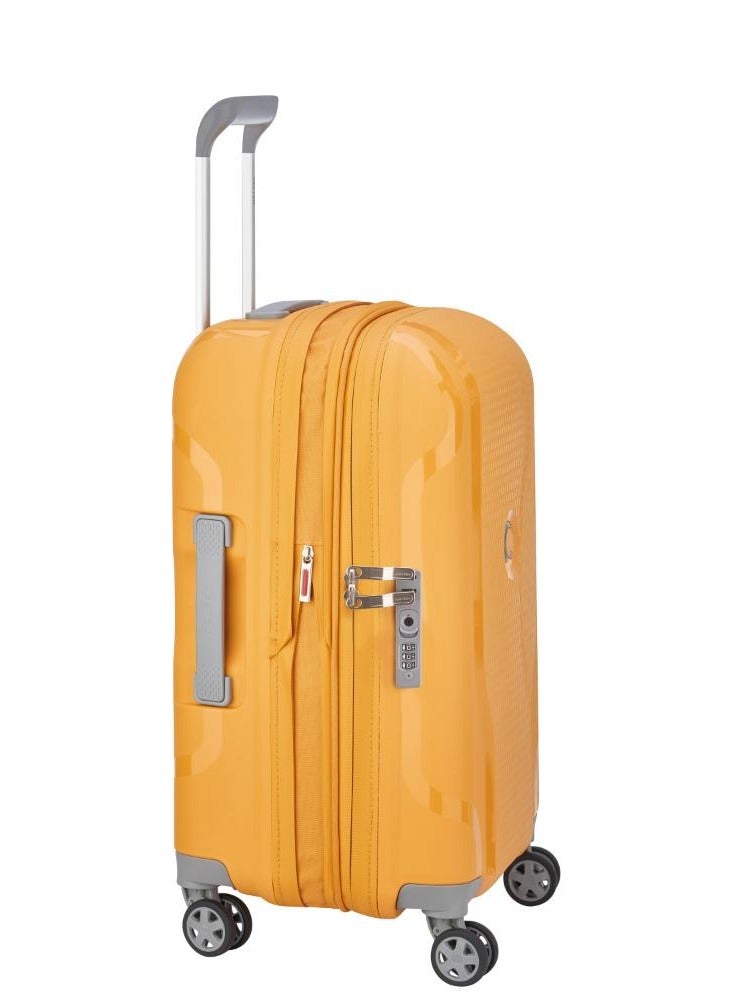 ديلسي _باريس حقيبة سفر كلافيل قابلة للتوسيع بعجلات مزدوجة  سم صفراء - Image 5
