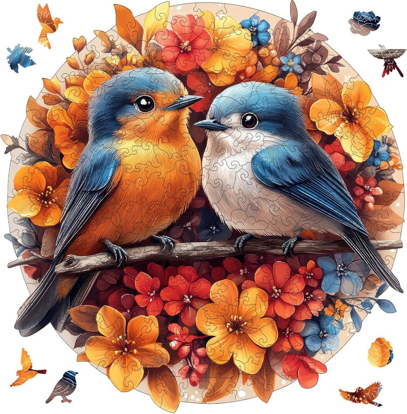 Mys Aurora Blue Bird Couple 200Pcs - Image 1