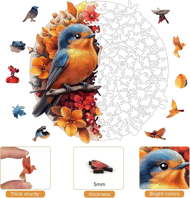 Mys Aurora Blue Bird Couple 200Pcs - Image 3