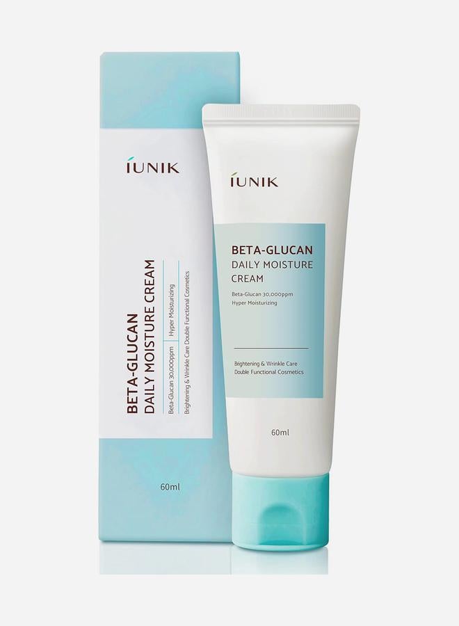 iUNIK Beta Glucan Daily Moisturizing Cream, 60ml - Image 1