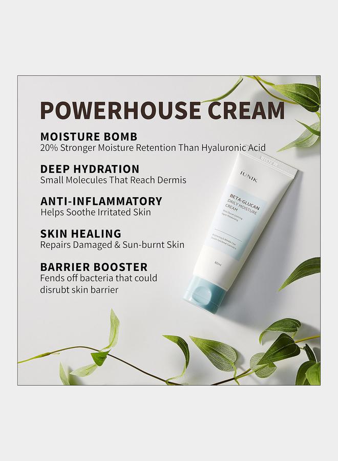 iUNIK Beta Glucan Daily Moisturizing Cream, 60ml - Image 3