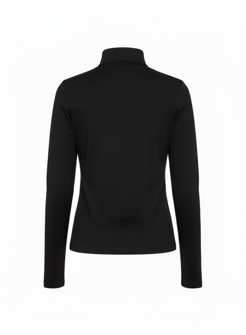 Don't Call Me Jennyfer Women's Basic Mock-Neck Long Sleeve Top - Image 3