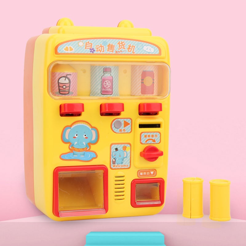 Kids Vending Machine Toy: Premium Plastic Interactive Learning Toy - Light & Voice Function Early Educational Toy for Kids Ages 3+ Pretend Play - Image 5