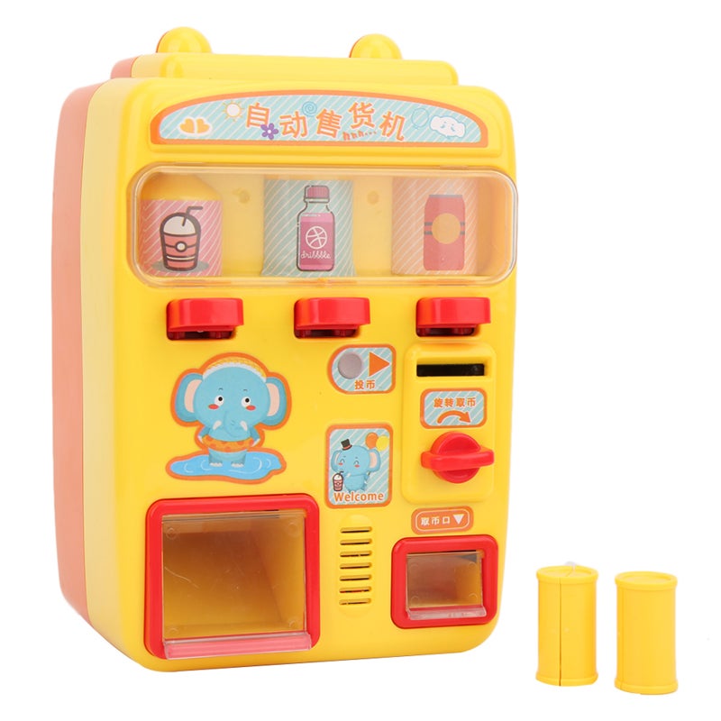 Kids Vending Machine Toy: Premium Plastic Interactive Learning Toy - Light & Voice Function Early Educational Toy for Kids Ages 3+ Pretend Play - Image 2