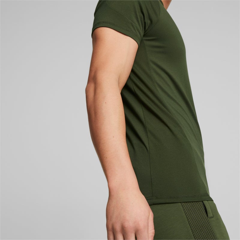 PUMA EVOSTRIPE Mens Green T-shirt - Image 3
