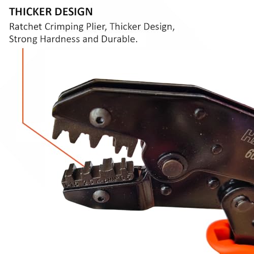 Harden Ratchet Crimping Modular Plug Tool Plier - Cable Wire Lug Tool Plier Crimper - 660642 - Image 3