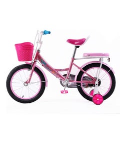 Vaux Elgo Mermaid Kids Road Bike 20 Inch w/ Training Wheels - Light Pink  - Image 3