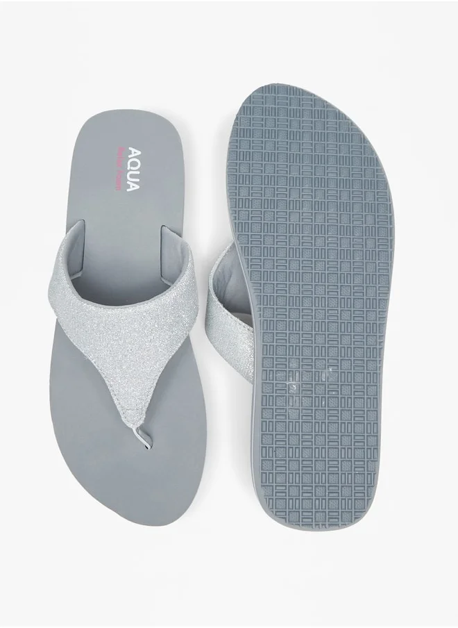 Aqua Women's Slip-On Thong Slippers