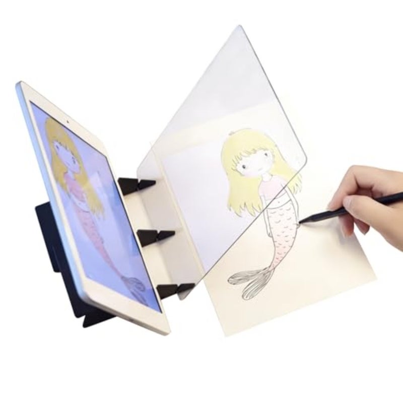 لوحة رسم بصرية، جهاز عرض لوحة رسم الصور البصرية، أداة رسم جهاز عرض الرسم، لوحة تتبع الرسم DIY، لوحة عرض رسم بصري للمبتدئين والطلاب والفنانين - Image 1