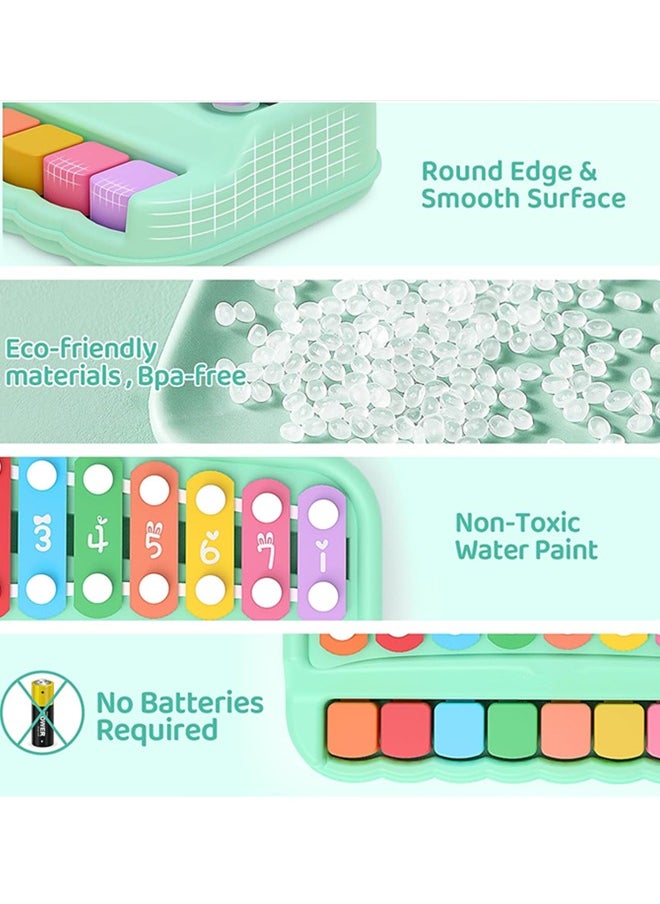 Generic 2 in 1 Baby Piano Toy for Toddlers 1-3 Years Old, 8 Multicolored Key Keyboard Baby Xylophone Piano, Preschool Educational Musical Learning Instruments Toy for Baby Kids Girls Boys  - Image 5