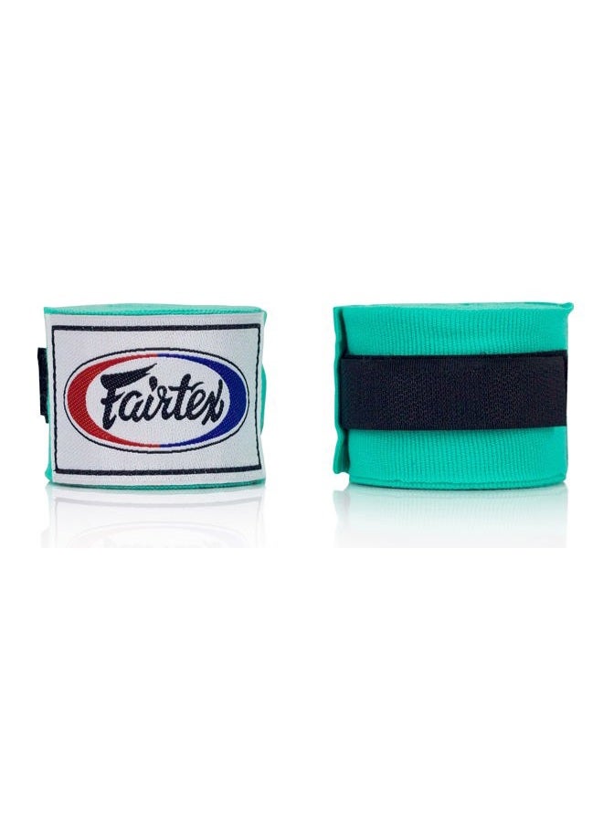 FAIRTEX HW2 Elastic Cotton Handwraps, 120' and 180" Full Length Hand Wraps-Many Colors (Mint Green, 180") - Image 1