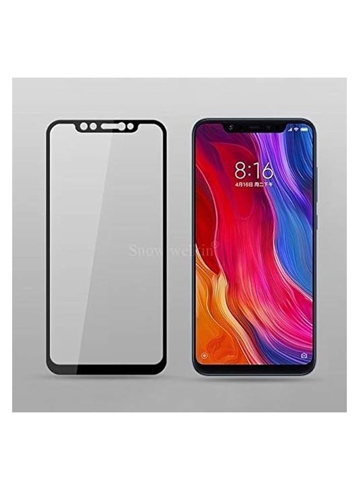 PROMASS Pocophone F1 3D Curved Full Coverage Tempered Glass Screen Protector For With Black Frame - Image 4