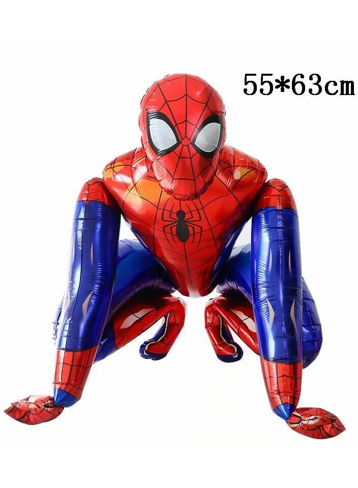 JOLLITY LLC Superhero 3D Stand Gliding Balloon Large Size for Kid Toddler Birthday Decoration 55 * 63 cms - Image 4