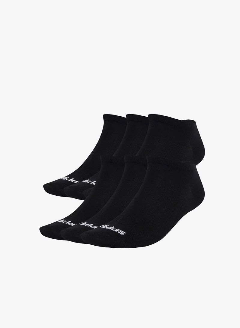 Adidas 6 Pack Thin Linear Ballerina Socks