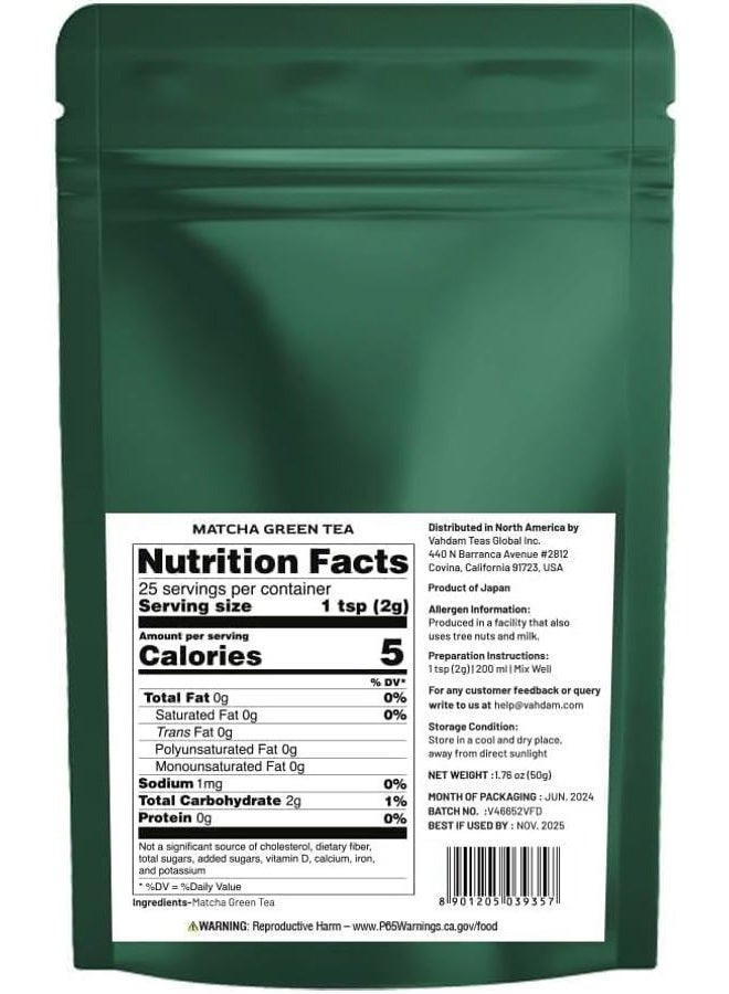 Vahdam , Matcha Green Tea - Image 3