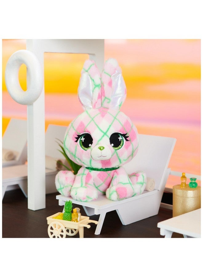 GUND P.Lushes Pets Kennedy Karrats Designer Fashion Plush Toy, Collectible Bunny Stuffed Animal, Pink and Green, 6” - Image 5