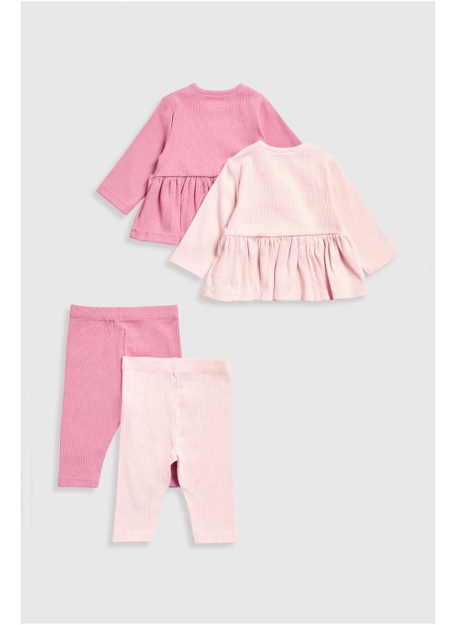 Pink Tops and Leggings 4-Piece Set - pzsku/Z3E5E7FDF7BFE7AB6D83FZ/45/_/1725190582/b70bbf45-852a-4960-8b8b-26acfc515d75