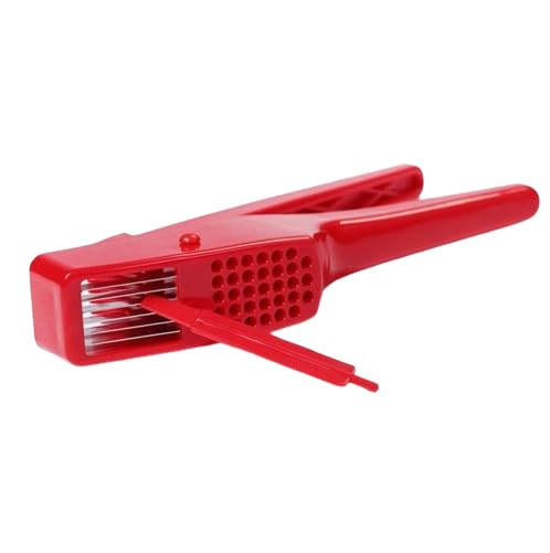 Cyrox Cyrox Garlic Press Kit Garlic Slicer Mincer Peeler with Cleaning Brush for Home Hotel Restaurant Kitchen Hand Tool Easy to Squeeze and Easy to Clean 1Pcs - Image 1