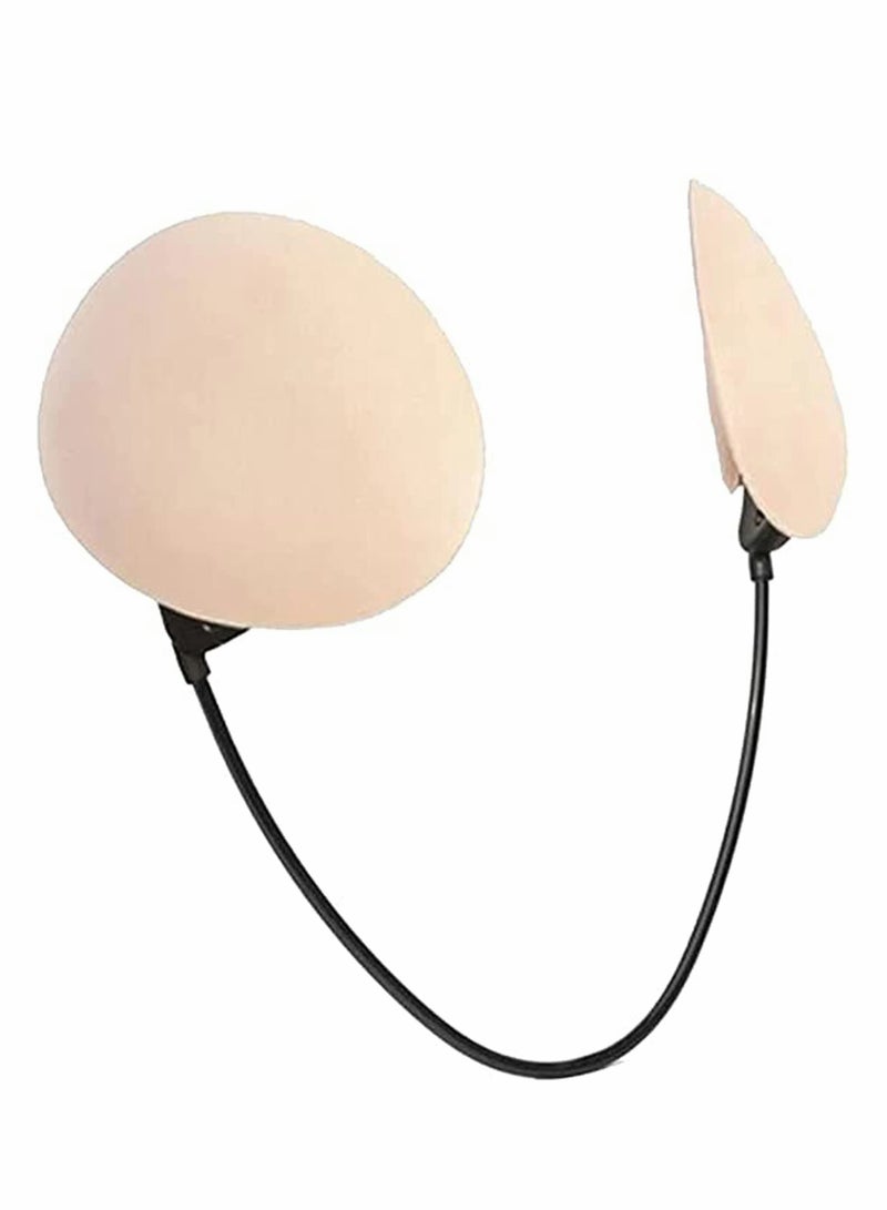 KASTWAVE Push-Up Frontless Bra, Deep Plunge Backless & Strapless Adhesive Invisible Bra Kit, No Steel Ring Gather Bra,Seamless Adjustable Comfortable Bra For Women (Beige) - Image 1