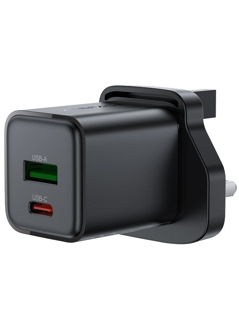 ACEFAST Fast Charge Wall Charger A126 PD20W GaN (1xUSB-A+1xUSB-C) UK - Image 2