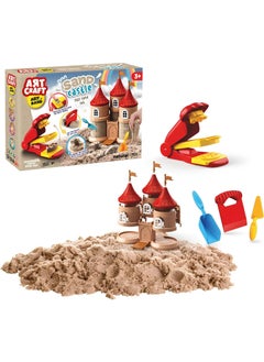 Apexma Fairytale Game Kinetic Sand Set 750 Gr. - Sand Castle Building Design Set with Accessories  - Image 4